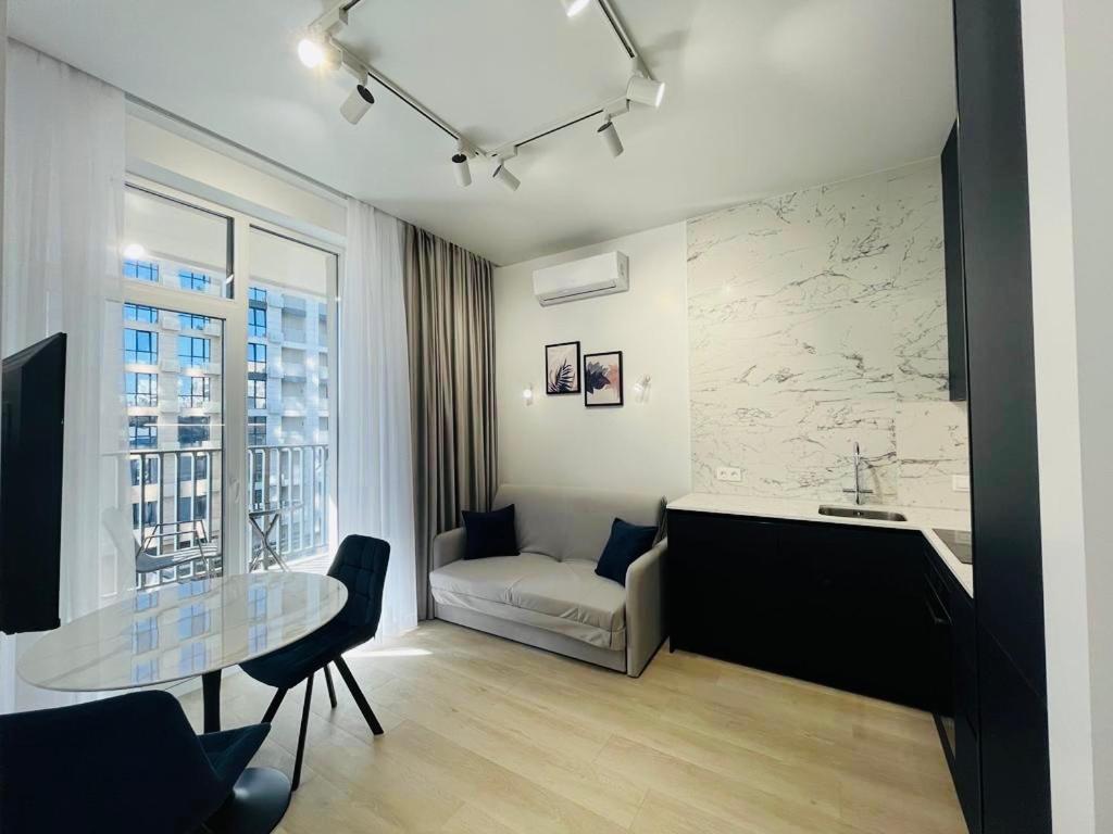 Modern Apartment In The Old Town Kiev Exterior foto